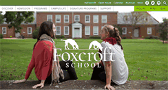 Desktop Screenshot of foxcroft.org